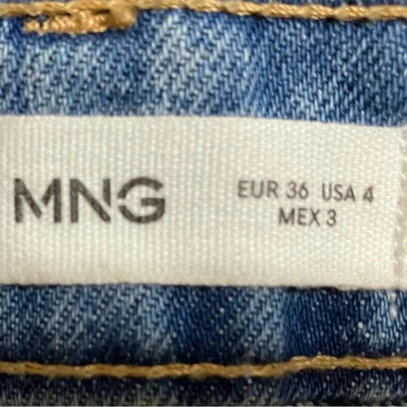 NWT!  Mango Women's Jeans     Size 4        Mid waist, Regular fit, Crop length💕 - Picture 4 of 8